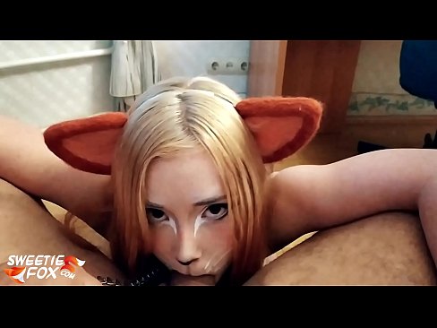 ❤️ Kitsune jibla 'dick u cum f'ħalqha ❤️ Fucking lilna ❌️